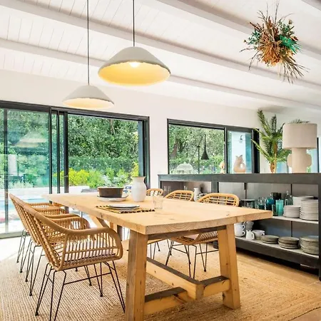 וילה Belle Retaise 4 Etoiles Avec Piscine Chauffee לה קווארד-סור-מר